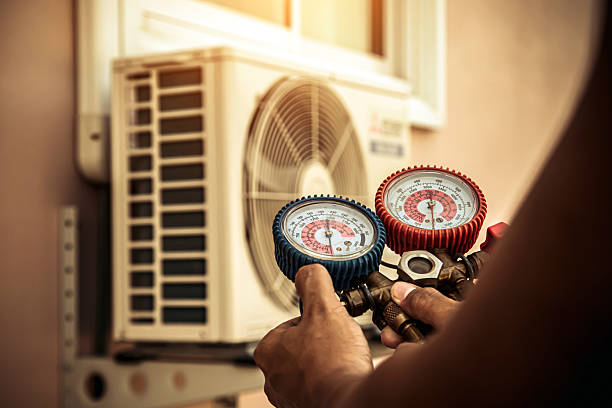 Professional Hvac technician working in Ashley, OH